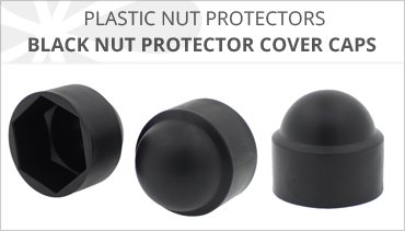 BLACK NUT COVER CAPS